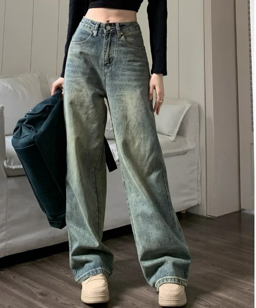 REBALANCE（リバランス）の「レディースウォッシュドデニム（デニムパンツ・レディース・A・LARGE/MEDIUM/SMALL）」の14枚目の写真