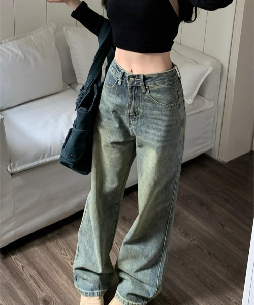 REBALANCE（リバランス）の「レディースウォッシュドデニム（デニムパンツ・レディース・A・LARGE/MEDIUM/SMALL）」の15枚目の写真