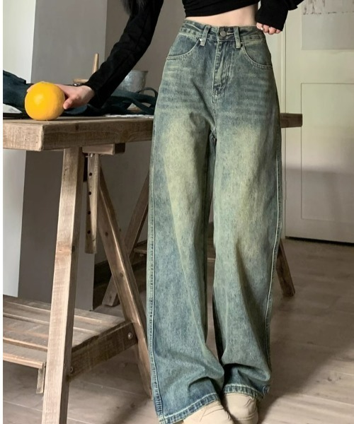REBALANCE（リバランス）の「レディースウォッシュドデニム（デニムパンツ・レディース・A・LARGE/MEDIUM/SMALL）」の17枚目の写真
