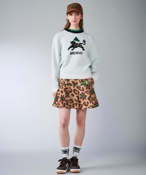 archivio アルチビオ　部分シャギー長袖ニットプルオーバー　サイズ38 アルチビオ メンズ ニット - ゴルフウェア通販 ビキジャパン公式