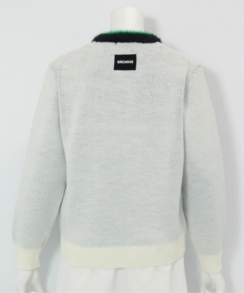 archivio(アルチビオ)の「<LADIES>黒ヒョウジャガードニット(ニット/セーター・レディース・ホワイト/レッド/キャメル・M/S)」の9枚目の写真