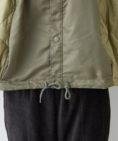 etsinta(エシンタ)の「【etsinta】リメイクキルティングコクーンジャケット(ブルゾン・レディース・ブラック/カーキ/キャメル・ONE SIZE)」の21枚目の写真