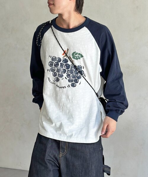 CPCM(シーピーシーエム)の「フルーツスラブロンT(Tシャツ/カットソー・レディース・レッド/ネイビー/イエロー・MEDIUM/LARGE)」の19枚目の写真