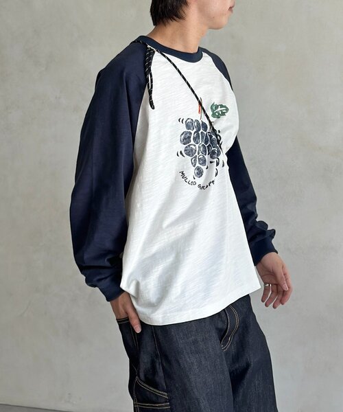 CPCM(シーピーシーエム)の「フルーツスラブロンT(Tシャツ/カットソー・レディース・レッド/ネイビー/イエロー・MEDIUM/LARGE)」の22枚目の写真