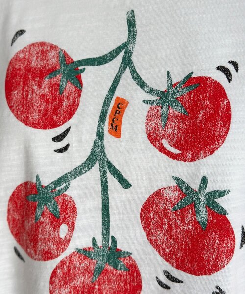 CPCM(シーピーシーエム)の「フルーツスラブロンT(Tシャツ/カットソー・レディース・レッド/ネイビー/イエロー・MEDIUM/LARGE)」の15枚目の写真