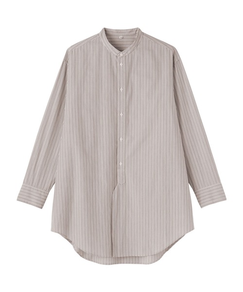 MUJI Labo(ムジラボ)の「〔MUJI Labo〕婦人 ポプリンリラックスフィットチュニック(チュニック・レディース・ホワイト系/ブラウン系・S/M/L)」の11枚目の写真