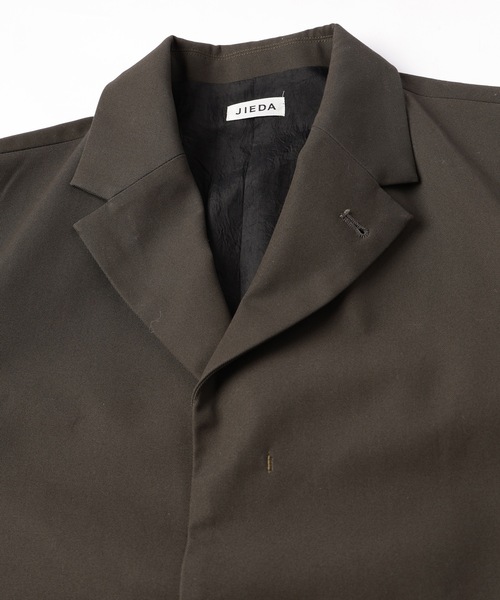 Jieda(ジエダ)の「COMPACT TAILORED JACKET(テーラードジャケット・メンズ・ブラック/グレー・1/2)」の18枚目の写真