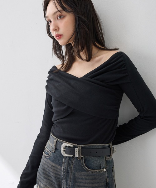 INGNI(イング)の「ウエスタンバックル/ベルト(ベルト・レディース・ブラウン/ブラック・ONE SIZE)」の2枚目の写真