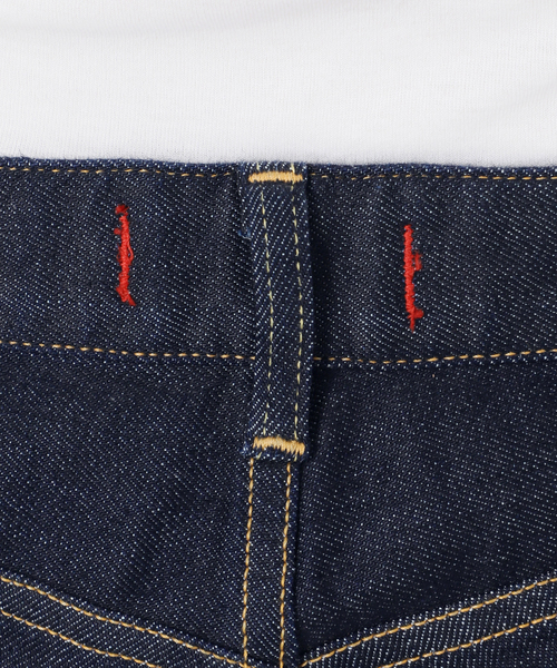 Spick & Span(スピックアンドスパン)の「《追加》RED CARD TOKYO / レッドカード トーキョー 35th Anniv. Wide(デニムパンツ・レディース・ネイビー/ダークブルー・24/23/22/25)」の12枚目の写真