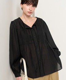 GENERAL IDEA/ジェネラルアイディア lace sheer blouse ブラウス