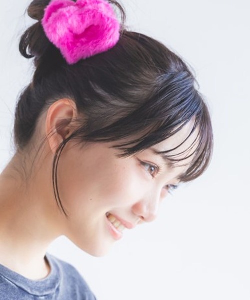 repipi armario(レピピ アルマリオ)の「ハートファーバンス(バレッタ/ヘアクリップ・キッズ・パープル/グレー/ブルー/ピンク/ホワイト・FREE)」の12枚目の写真