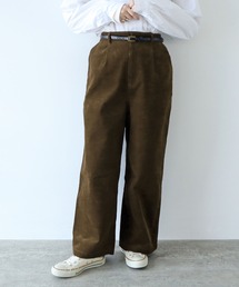 PAR ICI | 【WEB限定】コーデュロイ後ろゴム タックパンツ(その他パンツ)