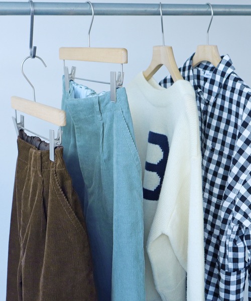 PAR ICI（パーリッシィ）の「【WEB限定】コーデュロイ後ろゴム タックパンツ（その他パンツ・レディース・サックスブルー/ダークブラウン/ネイビー/アイボリー・FREE）」の5枚目の写真