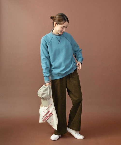 PAR ICI（パーリッシィ）の「【WEB限定】コーデュロイ後ろゴム タックパンツ（その他パンツ・レディース・サックスブルー/ダークブラウン/ネイビー/アイボリー・FREE）」の17枚目の写真