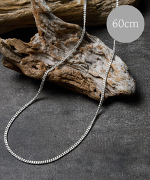 THEFT（セフト）の「THEFT セフト / CURB CHAIN SILVER NECKLACE シルバー925カーブチェーンネックレス 60cm（ネックレス）」