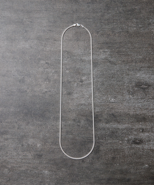 THEFT(セフト)の「THEFT セフト / CURB CHAIN SILVER NECKLACE シルバー925カーブチェーンネックレス 60cm(ネックレス・メンズ・シルバー・60cm)」の5枚目の写真