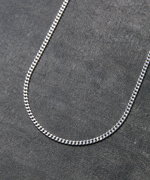 THEFT(セフト)の「THEFT セフト / CURB CHAIN SILVER NECKLACE シルバー925カーブチェーンネックレス 60cm(ネックレス・メンズ・シルバー・60cm)」の6枚目の写真