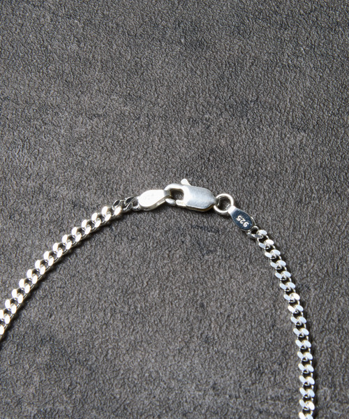THEFT(セフト)の「THEFT セフト / CURB CHAIN SILVER NECKLACE シルバー925カーブチェーンネックレス 60cm(ネックレス・メンズ・シルバー・60cm)」の7枚目の写真