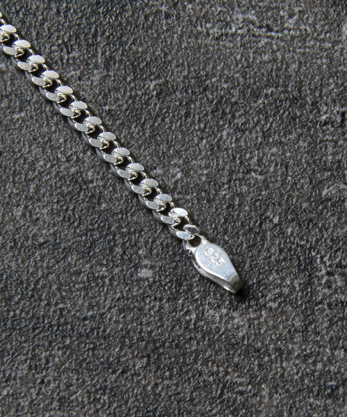 THEFT(セフト)の「THEFT セフト / CURB CHAIN SILVER NECKLACE シルバー925カーブチェーンネックレス 60cm(ネックレス・メンズ・シルバー・60cm)」の9枚目の写真