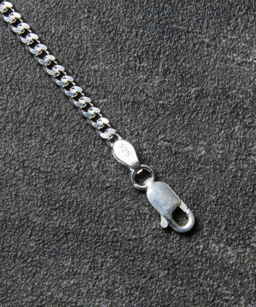 THEFT(セフト)の「THEFT セフト / CURB CHAIN SILVER NECKLACE シルバー925カーブチェーンネックレス 60cm(ネックレス・メンズ・シルバー・60cm)」の10枚目の写真