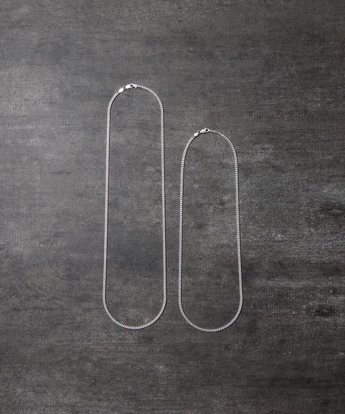THEFT(セフト)の「THEFT セフト / CURB CHAIN SILVER NECKLACE シルバー925カーブチェーンネックレス 60cm(ネックレス・メンズ・シルバー・60cm)」の12枚目の写真