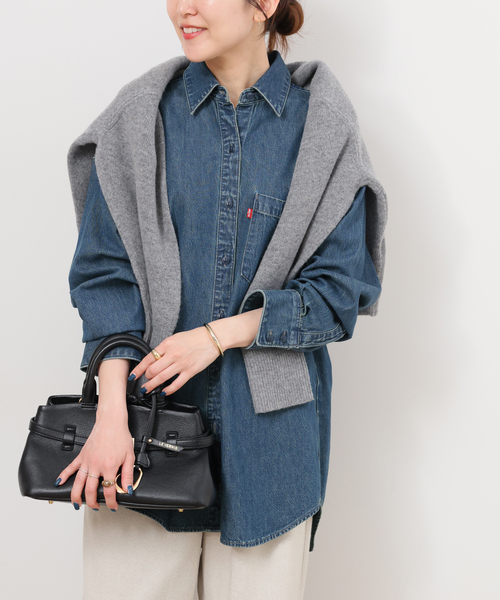 Levi's（リーバイス）の「別注【LEVI’S/リーバイス】デニムシャツ（シャツ/ブラウス・レディース・ブルー・X-SMALL/SMALL）」の19枚目の写真