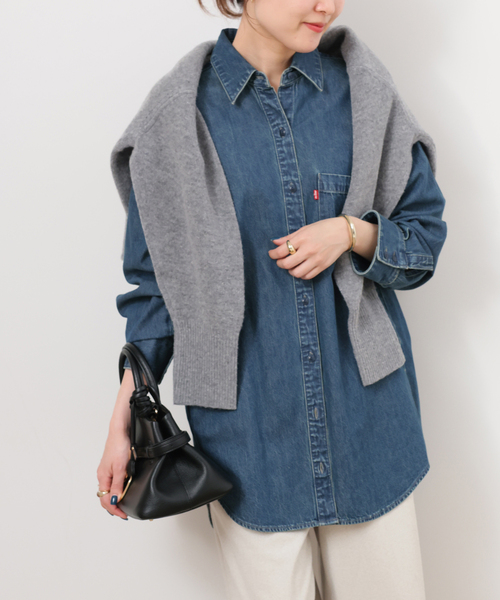 Levi's（リーバイス）の「別注【LEVI’S/リーバイス】デニムシャツ（シャツ/ブラウス・レディース・ブルー・X-SMALL/SMALL）」の20枚目の写真