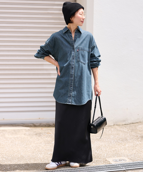 Levi's（リーバイス）の「別注【LEVI’S/リーバイス】デニムシャツ（シャツ/ブラウス・レディース・ブルー・X-SMALL/SMALL）」の22枚目の写真