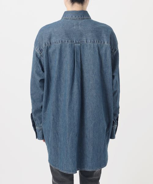 Levi's（リーバイス）の「別注【LEVI’S/リーバイス】デニムシャツ（シャツ/ブラウス・レディース・ブルー・X-SMALL/SMALL）」の5枚目の写真