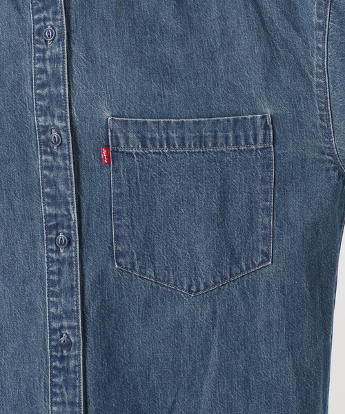 Levi's（リーバイス）の「別注【LEVI’S/リーバイス】デニムシャツ（シャツ/ブラウス・レディース・ブルー・X-SMALL/SMALL）」の9枚目の写真