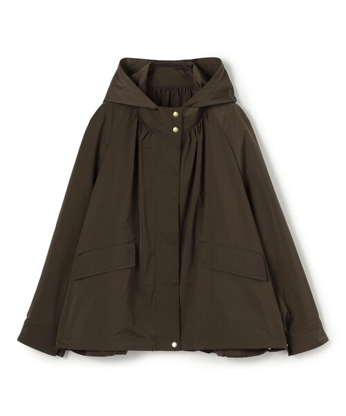 ハイカウントタフタ フーデッドショートコート（ブルゾン）｜BALLSEY