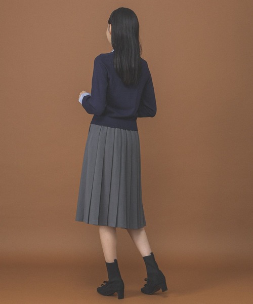 ALAND（エーランド）の「3.3 Field Trip／カラーレイヤードニットロングスリーブ（ニット/セーター・レディース・ブラウン/グレー/ネイビー・FREE）」の17枚目の写真