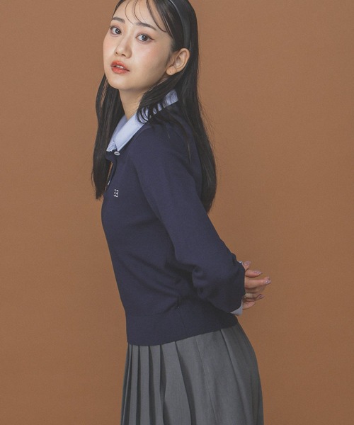 ALAND（エーランド）の「3.3 Field Trip／カラーレイヤードニットロングスリーブ（ニット/セーター・レディース・ブラウン/グレー/ネイビー・FREE）」の19枚目の写真