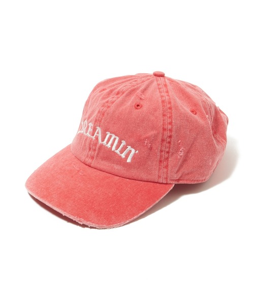 MSML（エムエスエムエル）の「DESTROYED CAP（キャップ・メンズ・ベージュ/レッド/ブラック・ONE SIZE）」の3枚目の写真
