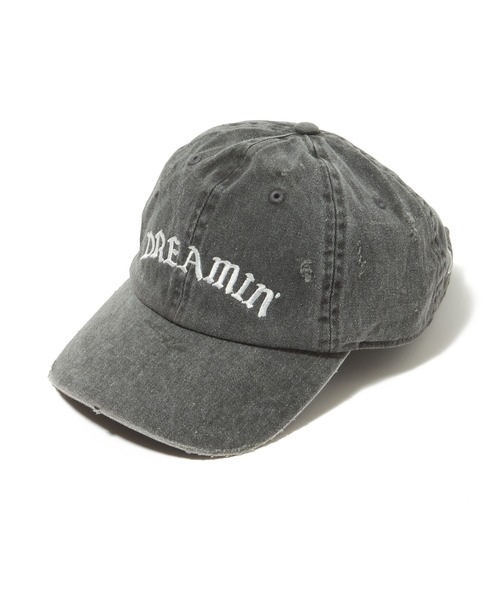 MSML（エムエスエムエル）の「DESTROYED CAP（キャップ・メンズ・ベージュ/レッド/ブラック・ONE SIZE）」の2枚目の写真