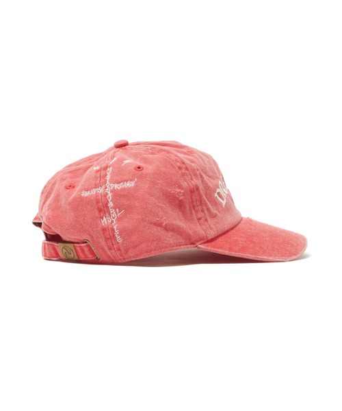 MSML（エムエスエムエル）の「DESTROYED CAP（キャップ・メンズ・ベージュ/レッド/ブラック・ONE SIZE）」の6枚目の写真