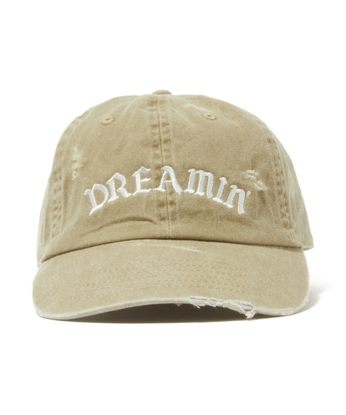MSML（エムエスエムエル）の「DESTROYED CAP（キャップ・メンズ・ベージュ/レッド/ブラック・ONE SIZE）」の8枚目の写真