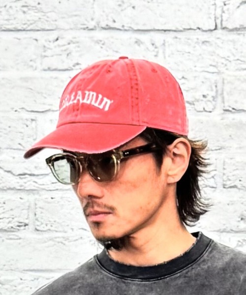 MSML（エムエスエムエル）の「DESTROYED CAP（キャップ・メンズ・ベージュ/レッド/ブラック・ONE SIZE）」の20枚目の写真