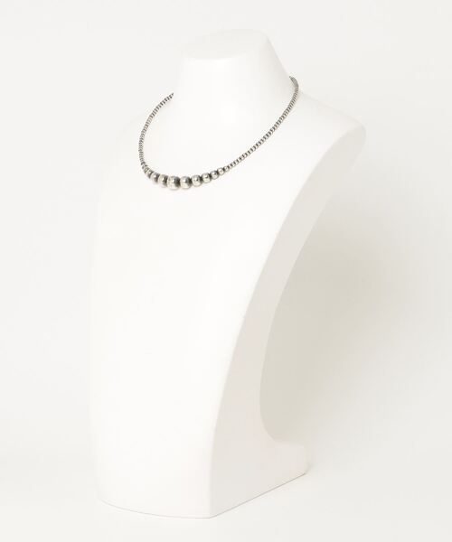 ERICKA NICOLAS BEGAY（エリッカ ニコラス ビゲイ）の「【ERICKA NICOLAS BEGAY】 NPN -01 / 3-40（ネックレス・メンズ・シルバー系2・40cm）」の2枚目の写真