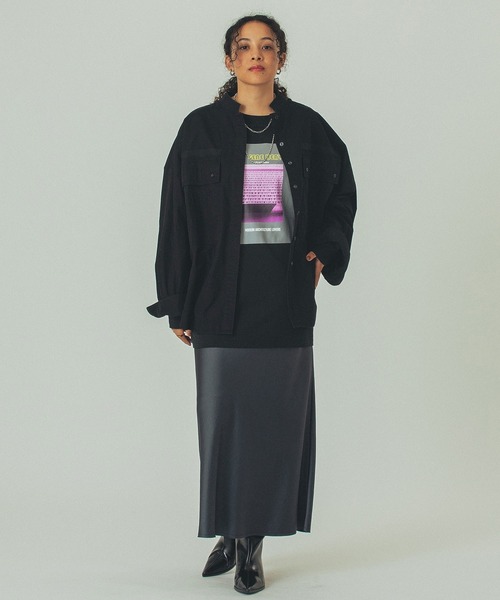 ROSE BUD（ローズバッド）の「(GENE HEAVENS)MILITARY POCKET SHIRTS（シャツ/ブラウス・レディース・ブラウン/ブラック・ONE SIZE）」の6枚目の写真