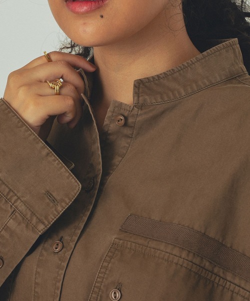 セール】(GENE HEAVENS)MILITARY POCKET SHIRTS（シャツ/ブラウス