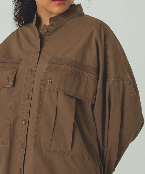 ROSE BUD（ローズバッド）の「(GENE HEAVENS)MILITARY POCKET SHIRTS（シャツ/ブラウス・レディース・ブラウン/ブラック・ONE SIZE）」の20枚目の写真
