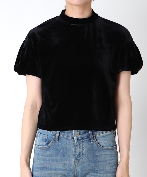 Three Four Time（ｽﾘｰﾌｫｰﾀｲﾑ）の「ベロアチューリップトップス（シャツ/ブラウス・レディース・ブラウン/ブラック・FREE）」の17枚目の写真