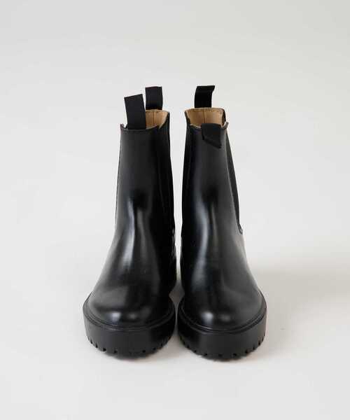 martinique(マルティニーク)の「《追加》《WEB限定》【Traditional Weatherwear/トラディショナル ウェザーウェア】SIDE GORE RAIN BOOTS MID(レインシューズ・レディース・ブラック・38/39/37)」の2枚目の写真