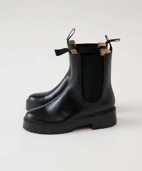 martinique(マルティニーク)の「《追加》《WEB限定》【Traditional Weatherwear/トラディショナル ウェザーウェア】SIDE GORE RAIN BOOTS MID(レインシューズ・レディース・ブラック・38/39/37)」の3枚目の写真