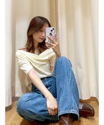 Ungrid | 【La】タックデザインオフショルTee(Tシャツ/カットソー)