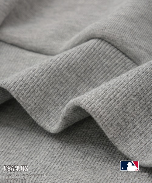MLB(メジャーリーグベースボール)の「【PEANUTS×MLB COLLECTION by ROPE' PICNIC】スウェットブルゾン(ブルゾン・キッズ・チャコールグレー/ライトグレー/ブラウン・S/M/L)」の12枚目の写真