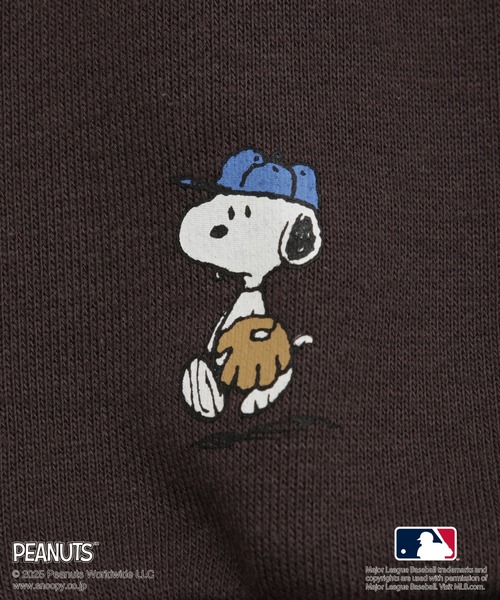 MLB(メジャーリーグベースボール)の「【PEANUTS×MLB COLLECTION by ROPE' PICNIC】スウェットブルゾン(ブルゾン・キッズ・チャコールグレー/ライトグレー/ブラウン・S/M/L)」の17枚目の写真