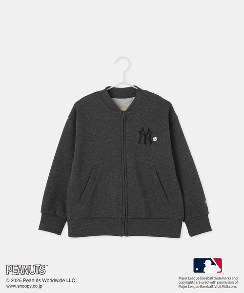 MLB(メジャーリーグベースボール)の「【PEANUTS×MLB COLLECTION by ROPE' PICNIC】スウェットブルゾン(ブルゾン・キッズ・チャコールグレー/ライトグレー/ブラウン・S/M/L)」の19枚目の写真