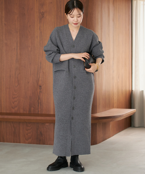 Knit cardigan ワンピース（ワンピース）｜Plage（プラージュ）の